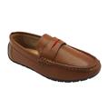 Perry-10 Boys Loafers Shoes Dress Casual Loafers for Boys Slip-on Casual Comfortable Tan 4