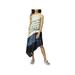 Rachel Roy Womens Printed Asymmetrical A-Line Dress