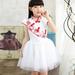 summer girl dress Cheongsam Autumn Cotton Chinese Style Sleeveless Elegant Dresses Traditional Chinese Garments