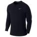 Nike Men's Dri-FIT Sprint Crew Running Shirt, Black, Medium