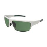 New Rodenstock Proact R3286 Mens/Womens Sport Half-Rim 100% UVA & UVB White / Green Interchangeable Lenses Sports Sunnies Frame Green / Orange Lenses 68-6-125 Sunglasses/Shades