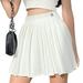 Women's small embroidery fashion drape with bottom pleated skirt