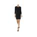 ATM Womens Ruched Mini T-Shirt Dress