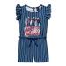 Descendants Girls Graphic Flutter Sleeve Belted Romper, Sizes 4-18