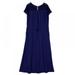 Gargrow New Elegant Women Summer Short Sleeve Long Evening Party Prom Maxi Dress WD5, Women's Vintage Long Sleeve Plus Size Evening Party Maxi Dress Gown