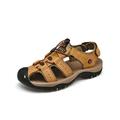 Fangasis Mens Closed Toe Sandals Walking Touch Strap Summer Beach Gladiator Shoes Size 6-14