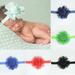 Besufy Baby Girls Chiffon Flower Elastic Headband Solid Color Hair Accessory,Orange