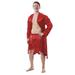 Up2date Fashion's Men's Satin Robe and Shorts / Boxers Set