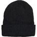 Yacht & Smith Adult Winter Beanie Hat, Cold Weather Unisex Hats, Ribbed (Faux Fur Sherpa Black)