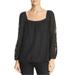 Rebecca Taylor Womens Kyla Pullover Blouse