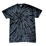 Tie Dyes Men's Tie Dyed Performance Tee Shirt H1000 Spider Black