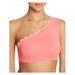 KATE SPADE Women's Pink Scalloped Bikini Top S