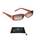 proSPORT Reading Sunglass Reader No Line Women Small Red Frame Women NOT BIFOCAL