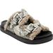 Women's Aerosoles Olivia Faux Fur Platform Slide