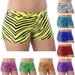 Pizzazz Multi Color Zebra Nylon Spandex Girls Short 2-16