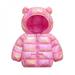 New Winter Children's Padded Jacket, Lightweight Casual Padded Jacket For Middle And Small Children, Rose Pink