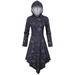 Juniors Midi Dress Casual Halloween Hooded Dress Long Sleeve Pumpkin Printed Dress Party Dress Skull Vintage Swing Retro Rockabilly Cocktail Party Dress