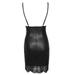 Urobanpeeg Women Female Bodycon Mini Dress Pu Leather Party Cocktail Clubsuits