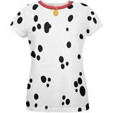 Dog Dalmatian Costume Red Collar All Over Womens T-Shirt