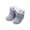 LA HIEBLA Winter Baby Girls Boys Crochet Knit Woolen Soft Toddler Snow Boots Shoes