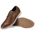 Mio Marino Men's Gazler's Casual Oxford Wingtip Dress Shoes