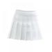 Women Spring Skirt College High Waist Sweet Pleated Skirt High Waist Ball Pleated Skirts A-line Sailor Skirt