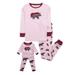 Leveret Kids & Toddler & Toddler Pajamas Matching Doll & Girls Pajamas 100% Cotton Rhino (Size 5 Years)