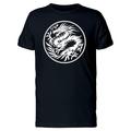 White Dragon In A Round Frame Tee Men's -Image by Shutterstock