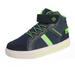 DREAM PAIRS Kids Boys & Girls Comfort High Top Sneakers Running Sports Shoes 151014_H NAVY/NEON/GREEN Size 10