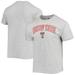 Men's Russell Athletic Heathered Gray Texas Tech Red Raiders Spinner Logo T-Shirt