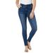 Roamans Women's Plus Size The Skinny-Leg Curvy Jean Made In Usa Stretch Denim