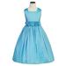 Sweet Kids Turquoise Taffeta Special Occasion Flower Girl Dress 6M-12