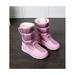 UKAP Parent-Child Shoes Womens Kids Shiny Winter Snow Boots Waterproof