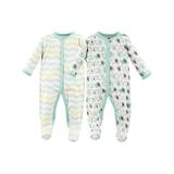 Luvable Friends Baby Boy Cotton Sleep N Play, 2-Pack