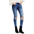 Free People Womens Busted Knee Skinny Fit Jeans