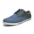 Bruno Marc Mens Casual Oxfords Flat Outdoor Shoes Sneakers Classic Lightweight Lace Up Shoes Rivera-01 Navy Size 10