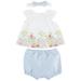 Little Me Baby Girls 3-pc. Floral Sunsuit Set