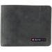 Alpine Swiss Mens Genuine Leather Passcase Bifold Wallet RFID Safe 2 ID Windows