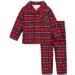 Boys Christmas Pajamas Infant or Toddler Plaid 2T