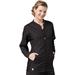 EON Women's COOLMAXÂ® Mesh Panel Solid Scrub Jacket