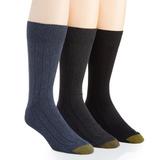 Men's Gold Toe 2054S Hampton Moisture Control Crew Socks - 3 Pack