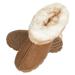 Jessica Simpson Women's Microsuede Super Soft Bootie Slippers with Indoor Outdoor Sole