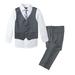 Spring Notion Boys' Formal 4-Piece Set, Charcoal