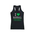 Marshall University Thundering Herd Womens Love Tank Top T-Shirt Black
