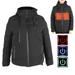 Heated Jacket,LYUMO Heated Jacket USB Electric Soft Waterproof Heating Jacket Warm Clothes Coat for Winter