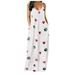 Mchoice Maxi Dress for Women V Neck Plus Size Summer Dress Casual Spring Loose Boho Dress Floral Print Long Dress