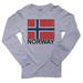 Norway Flag - Special Vintage Edition Men's Long Sleeve Grey T-Shirt