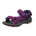 Dream Pairs Kids Girls Boys Summer Open Toe Sandals Casual Beach Walking Sandals Outdoor Sports Sandals 170892-K Fuchsia/Purple Size 13