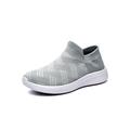 LUXUR Women's Mesh Slip On Trainers Fitness Walking Running Sport Sneakers Casual Shoes