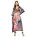 Women's Plus Size Kaftans Dresses for Women Full Length Maxi Caftan Dress Long Kaftans for Plus Size Ladies Kimono Online by Oussum